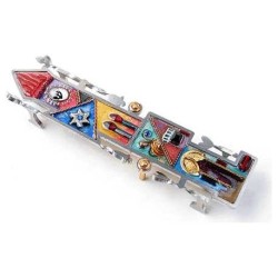 Shabbat Home Mezuzah Case | Mezuzahs | Judaica