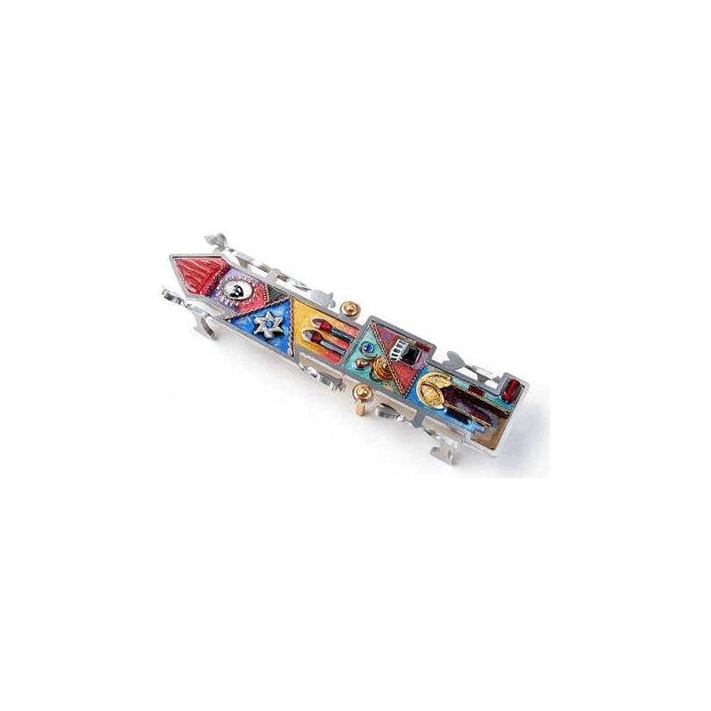 Shabbat Home Mezuzah Case | Mezuzahs | Judaica