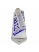 Vortex Blue Wedding Glass Keepsake Mezuzah Case | Wedding | Judaica
