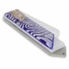 Vortex Blue Wedding Glass Keepsake Mezuzah Case | Wedding | Judaica