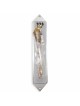White Collage Wedding Glass Keepsake Mezuzah Case | Wedding | Judaica