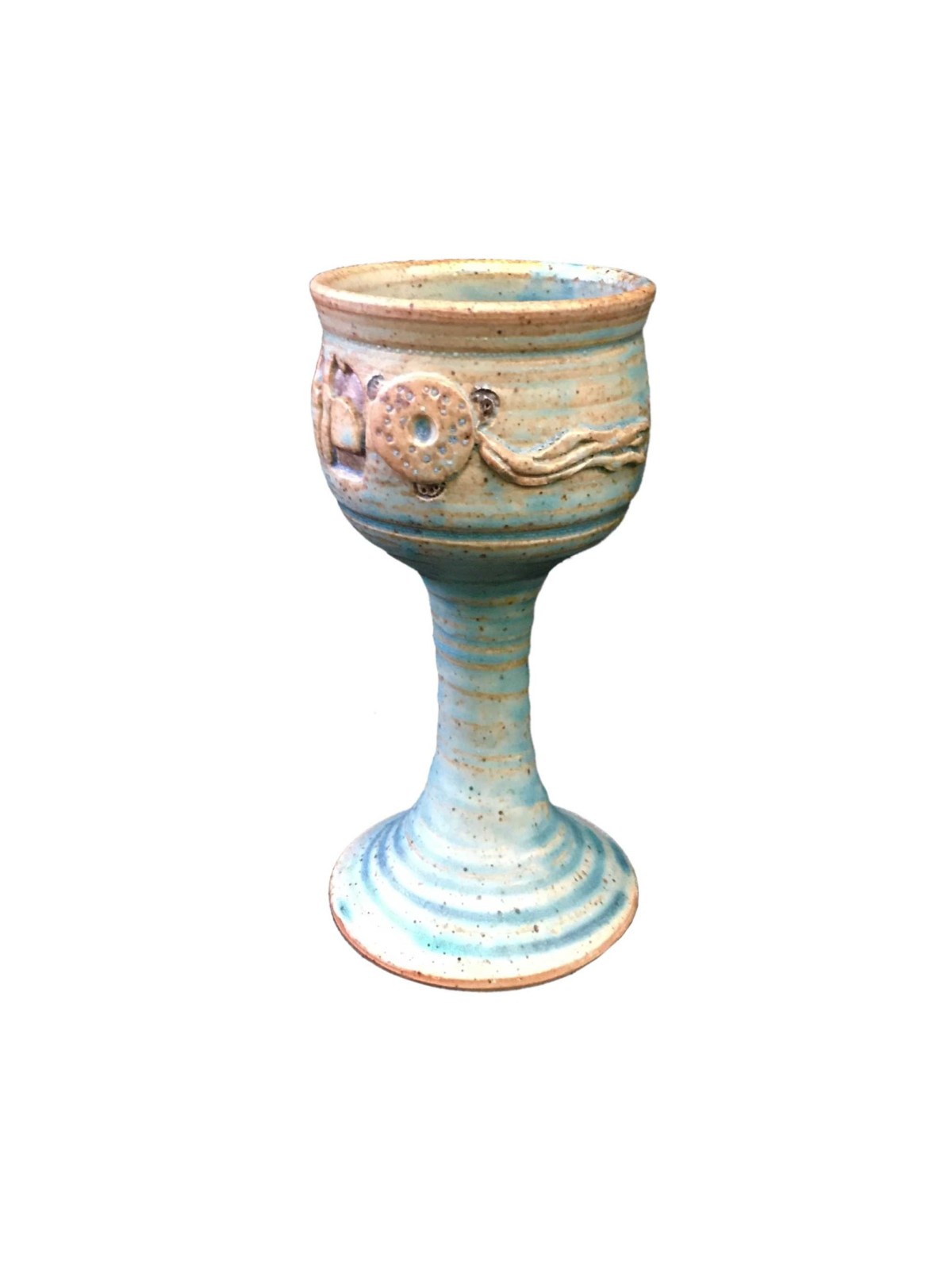 Ceramic Patina Miriam's Cup | Passover | Judaica