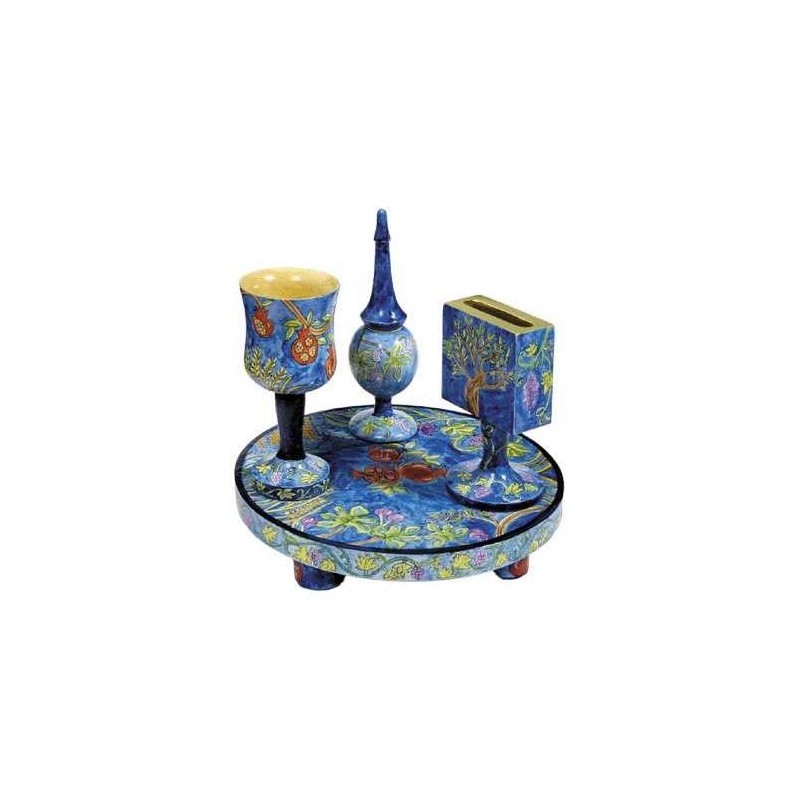 The Seven Species Havdalah Set | Havdalah Sets & Spice Boxes | Judaica