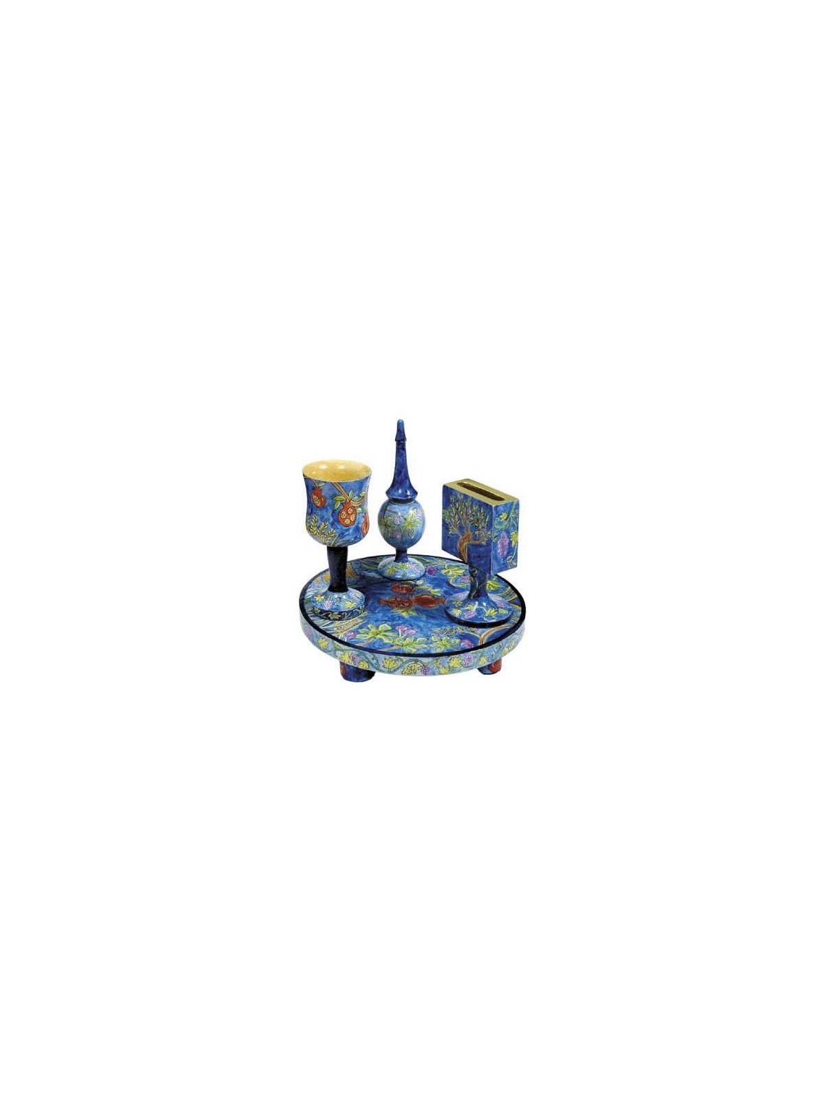 The Seven Species Havdalah Set | Havdalah Sets & Spice Boxes | Judaica