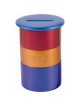 Multi-Color Anodized Aluminum Tzedakah Box | Tzedakah Boxes | Judaica