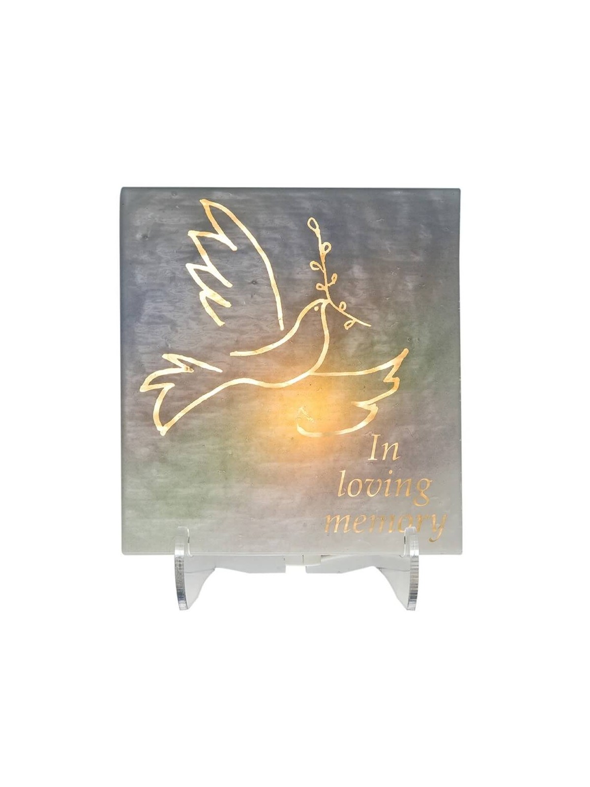 Dove of Peace Electric Yahrzeit Lamp | Yahrzeit Candles & Accessories