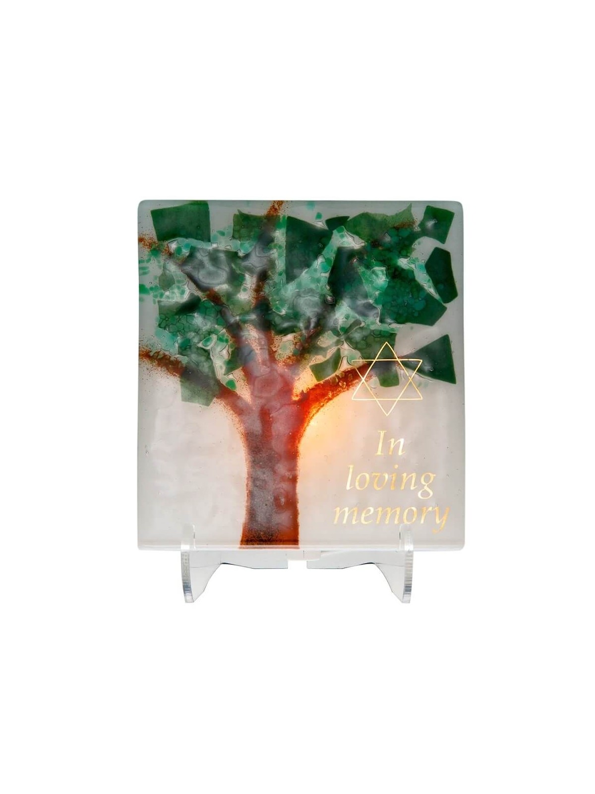 Tree of Life Electric Yahrzeit Lamp | Yahrzeit Candles & Accessories |