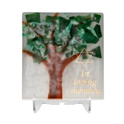 Tree of Life Electric Yahrzeit Lamp | Yahrzeit Candles & Accessories |