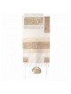 Gold and Silver Acrylic Old City Tallit Set By Yai | Tallit/Tallis | J