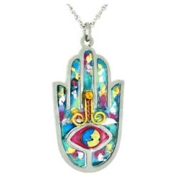 Blue Hamsa Necklace | Jewelry | Judaica