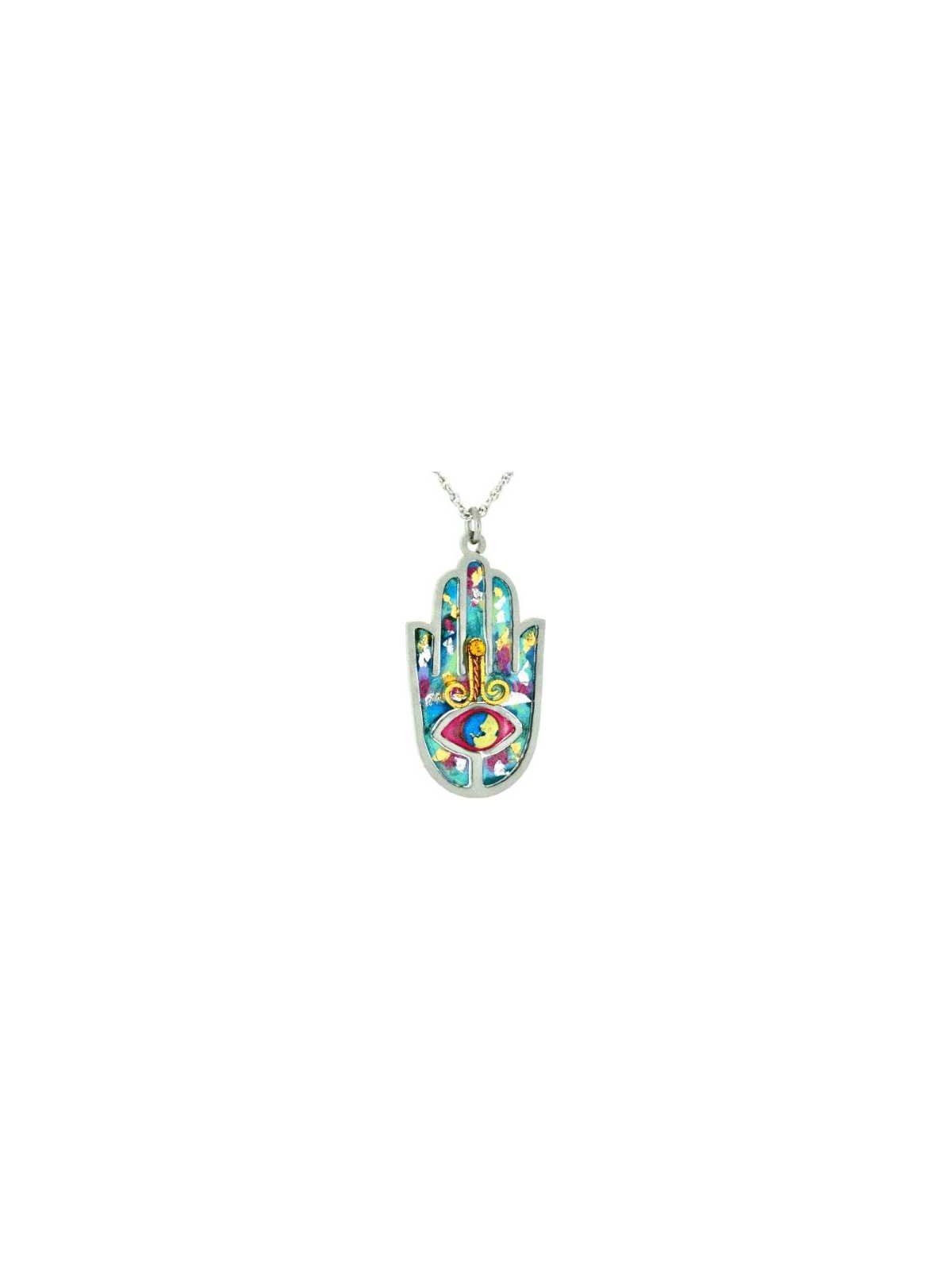 Blue Hamsa Necklace | Jewelry | Judaica