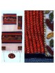 Multi-Color Cotton Hand Embroidered Twelve Tribes  | Tallit/Tallis | J