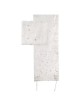 Navy Blue Organza Floral Embroidered Tallit Set By | Tallit/Tallis | J