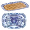 Spode Challah Tray with Wooden Insert | Challah Boards | Judaica