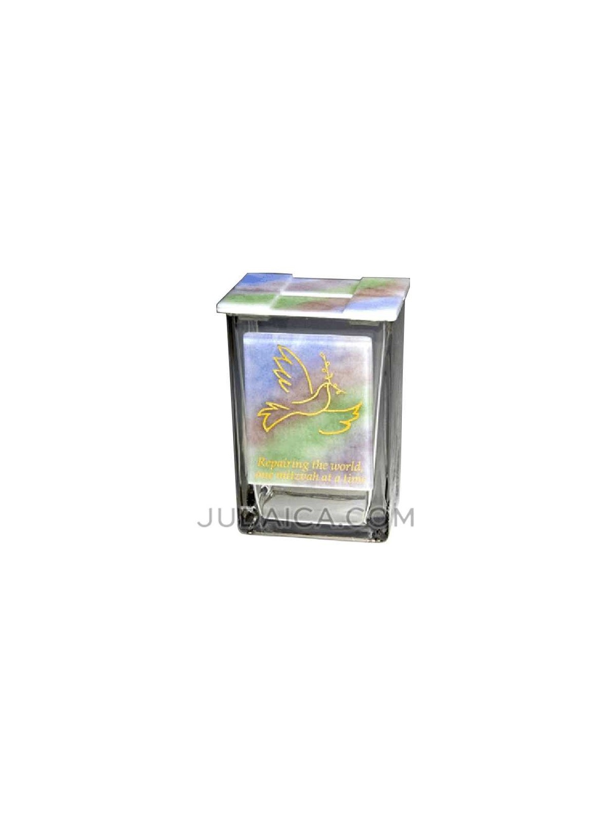 Dove Rainbow Tzedakah Box | Tzedakah Boxes | Judaica