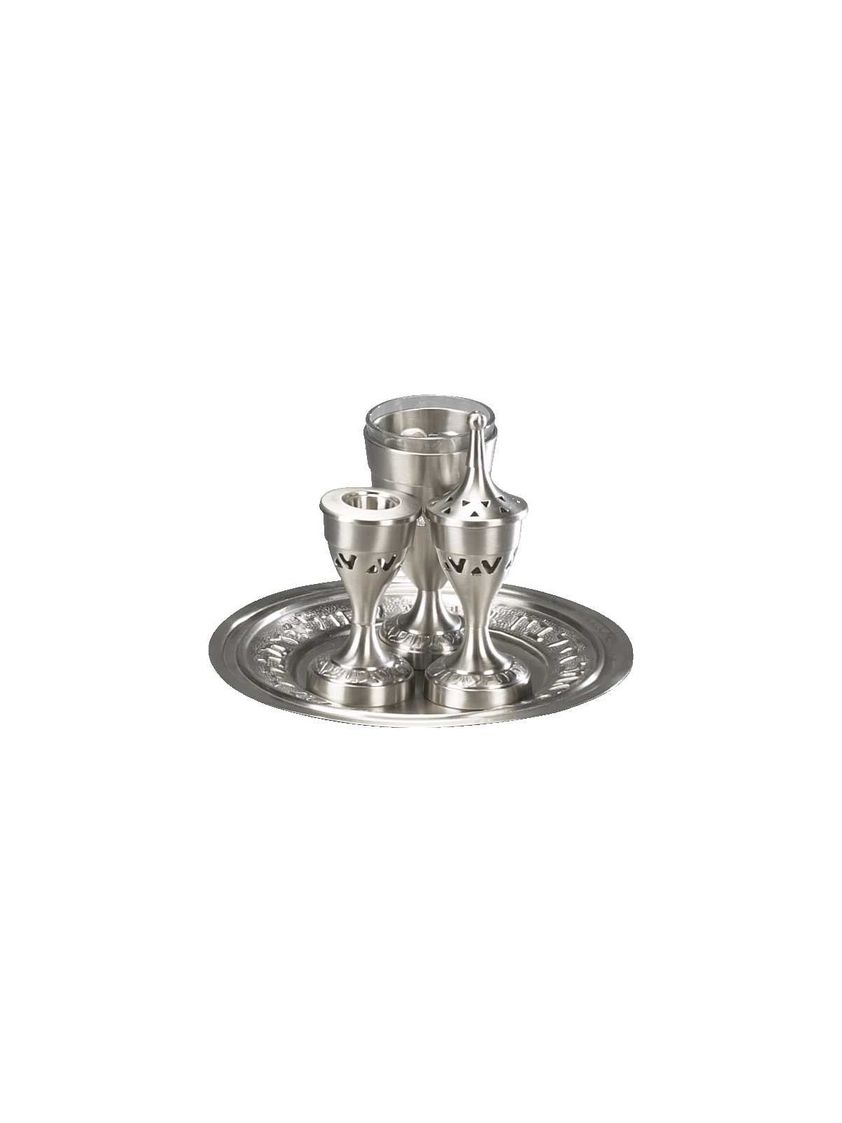 Contemporary Cut-Out Havdalah Set | Havdalah Sets & Spice Boxes | Juda