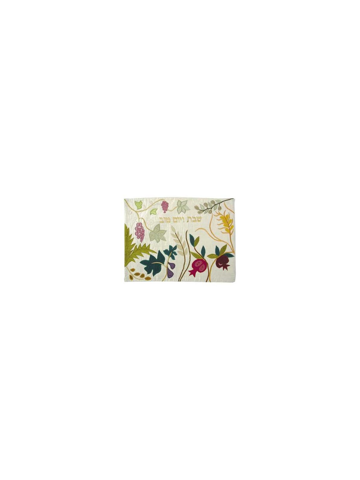 Gold Seven Species Challah Cover | Challah Covers | Judaica