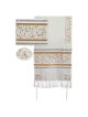 Blue Silk and Cotton Matriarchs Silk Tallit Set By | Tallit/Tallis | J