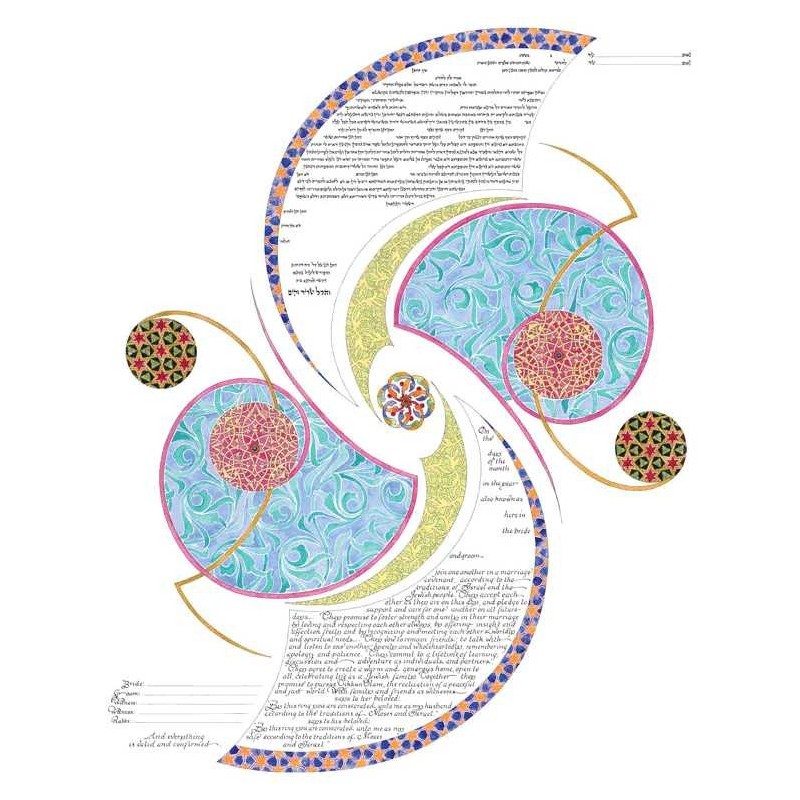 Kinetics of Desire Ketubah | All Judaica | Judaica