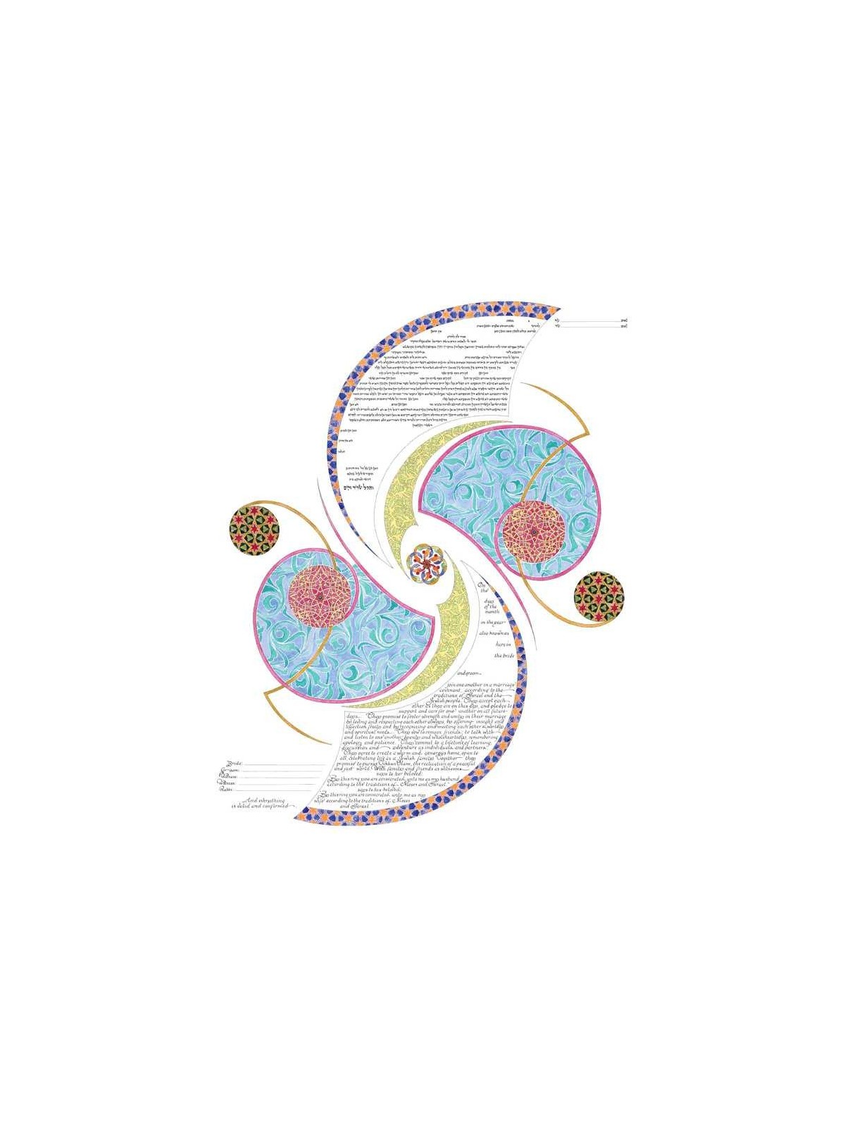Kinetics of Desire Ketubah | All Judaica | Judaica