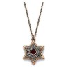 Star of David Necklace with Garnet | Jewelry | Judaica