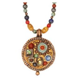 Bronze Age Pendant on Beaded Chain | Artists and Designers | Judaica