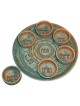 Ceramic Patina Seder Plate | Passover | Judaica