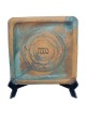 Ceramic Patina Matzah Plate | Passover | Judaica