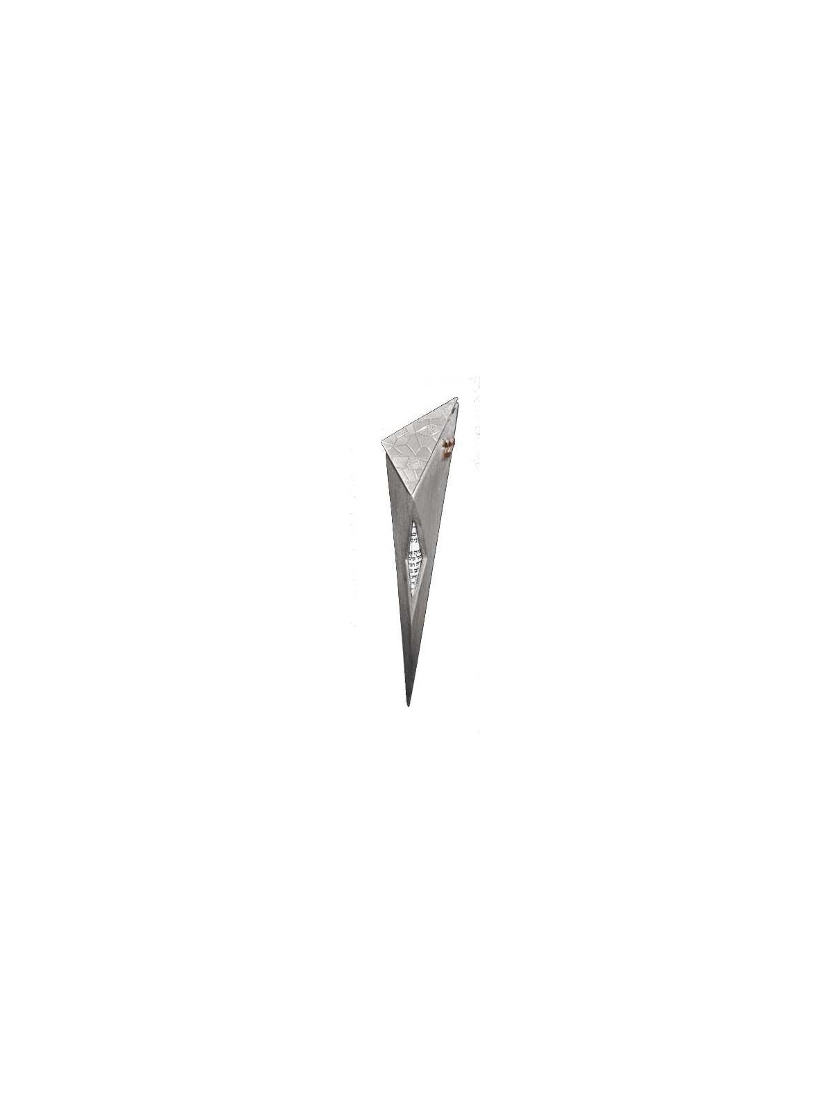 Modern Gray Patchwork Mezuzah Case | Mezuzahs | Judaica