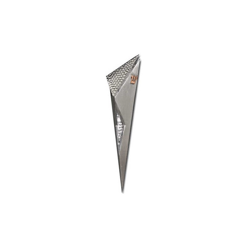 Modern Gray Pebble Mezuzah Case | Mezuzahs | Judaica