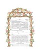 Paeonia Arbor Ketubah | All Judaica | Judaica