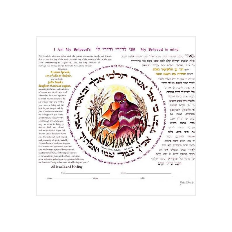 Wherever You Go Ketubah | All Judaica | Judaica