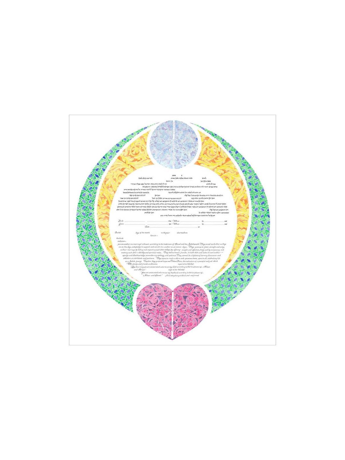Hold Me Close Ketubah | All Judaica | Judaica