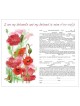 Poppies Ketubah | All Judaica | Judaica