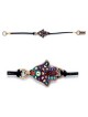 Multibright Hamsa Leather Bracelet | Jewelry | Judaica
