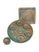 Ceramic Patina Seder Set | Passover | Judaica