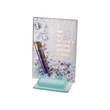 I Am My Beloved's Wedding Breaking Glass Keepsake | Wedding | Judaica