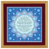 Home Blessing Twelve Tribes With Mahogany Frame | Art | Judaica