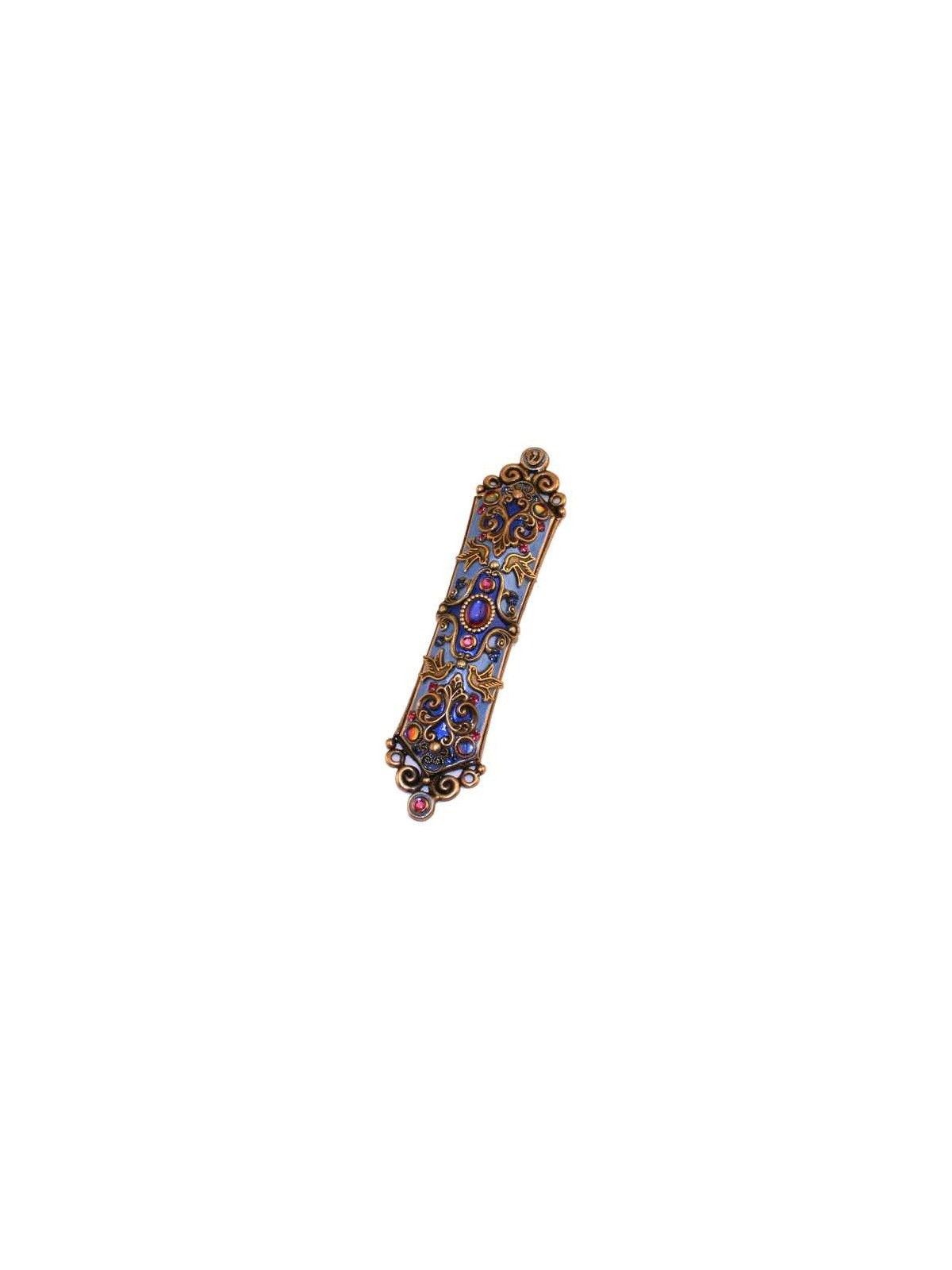 Iridescent Jeweled Mezuzah Case | Mezuzahs | Judaica