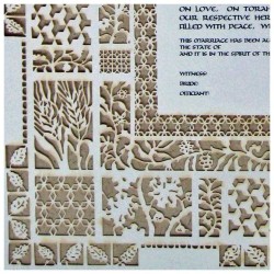 Ahava Papercut Ketubah | All Judaica | Judaica