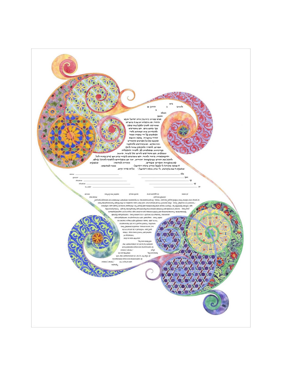 You and I Ketubah | All Judaica | Judaica