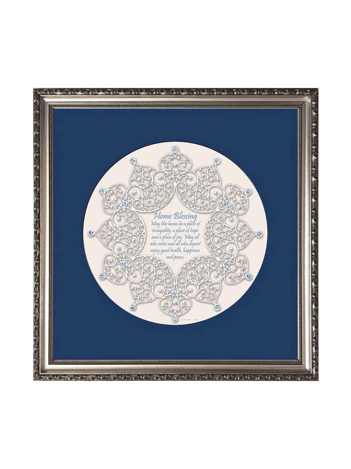 Framed Lace Home Blessing | Art | Judaica