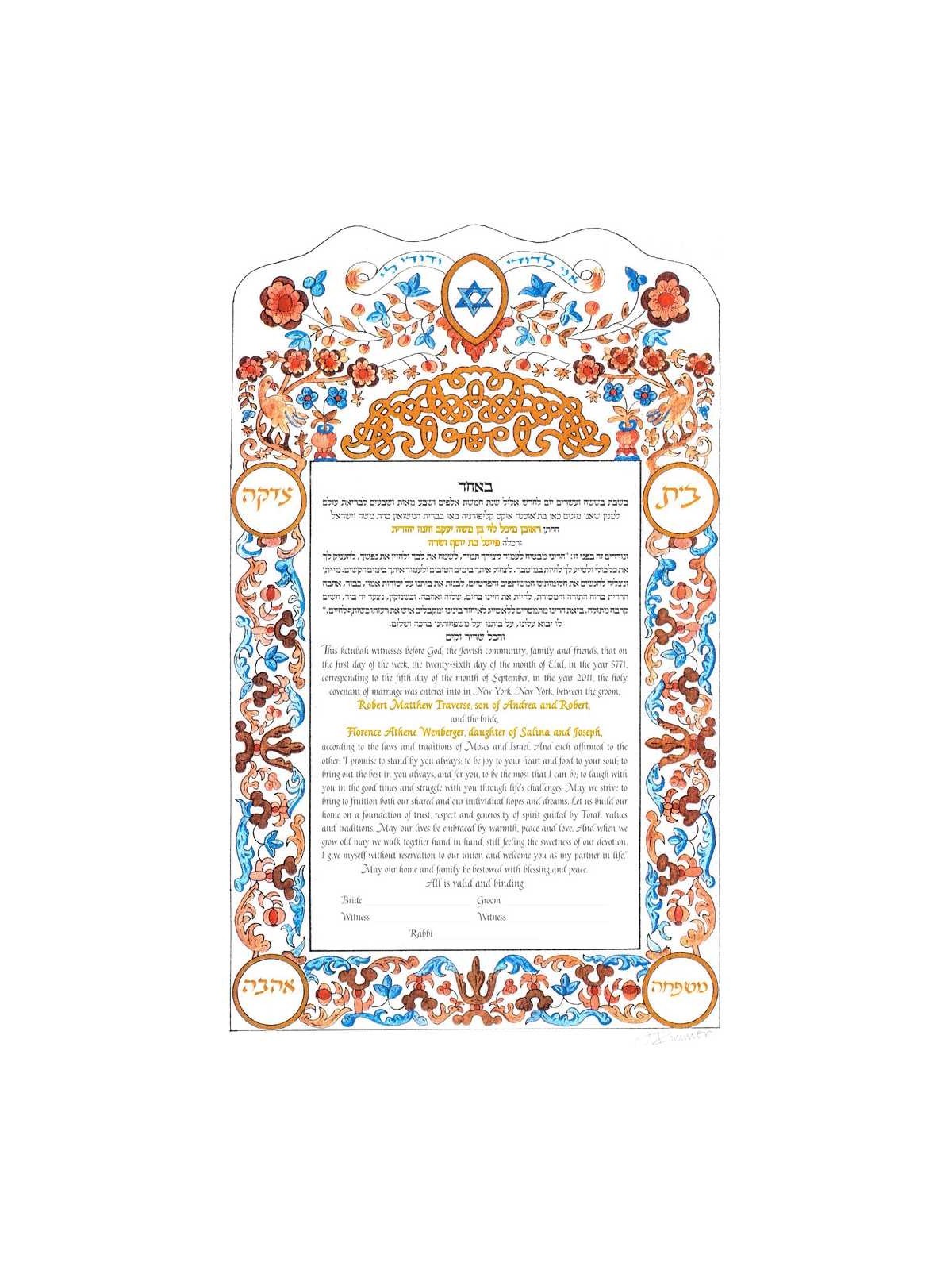 Conegliano Ketubah | All Judaica | Judaica