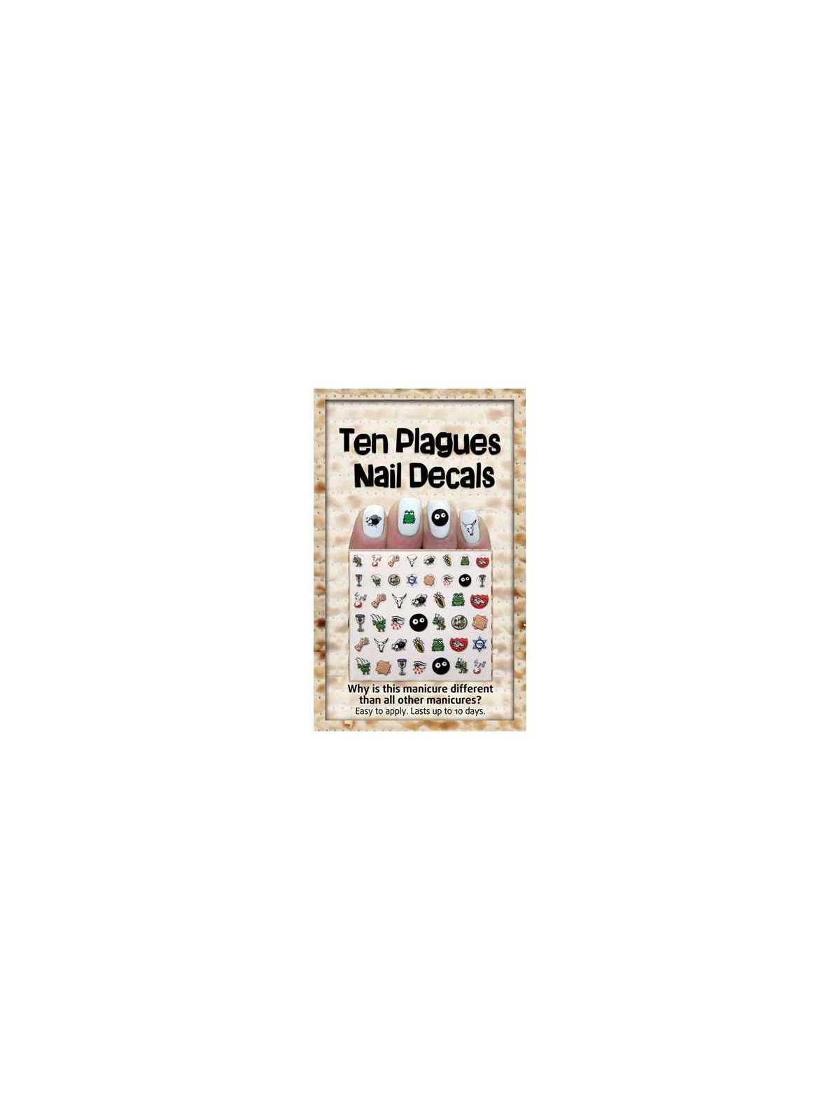 Ten Plagues Nail Decals - Passover Nail Art! | Passover | Judaica