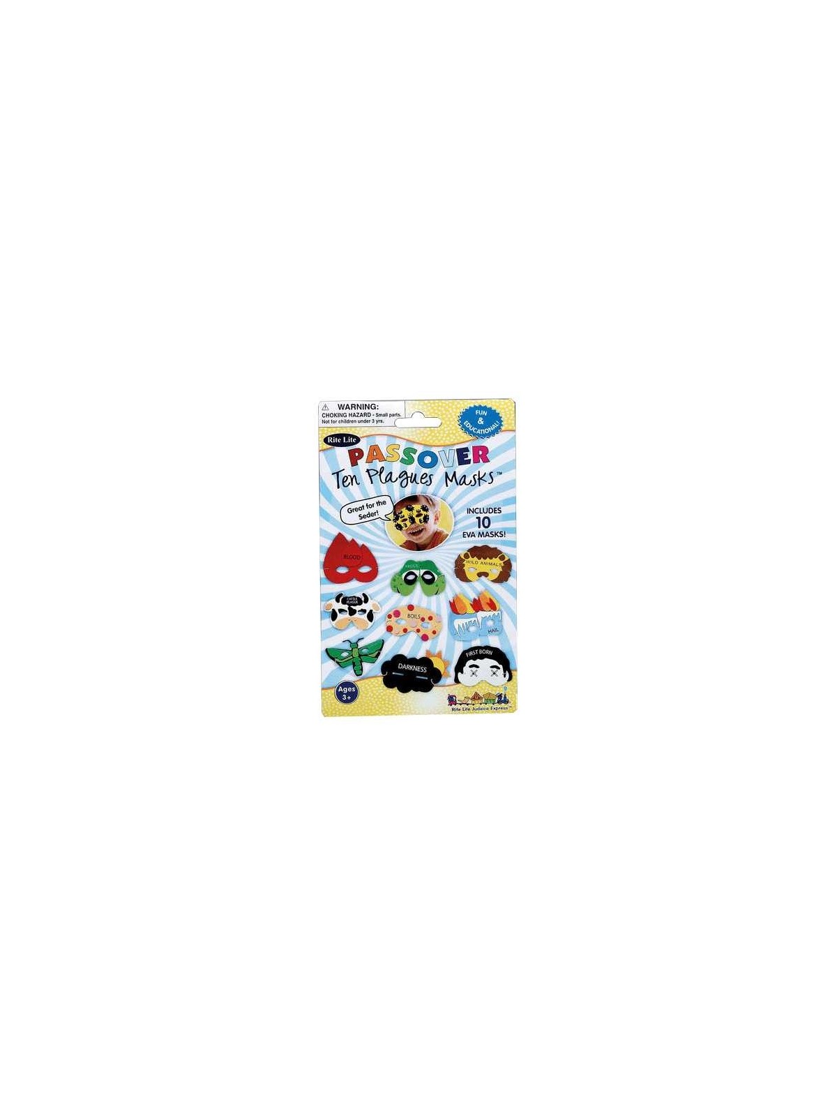 10 Plagues Masks Set | Passover | Judaica
