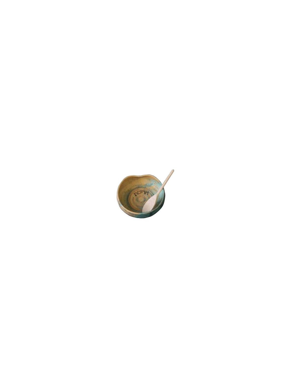 Ceramic Patina Charoset Bowl | Passover | Judaica