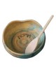 Ceramic Patina Charoset Bowl | Passover | Judaica