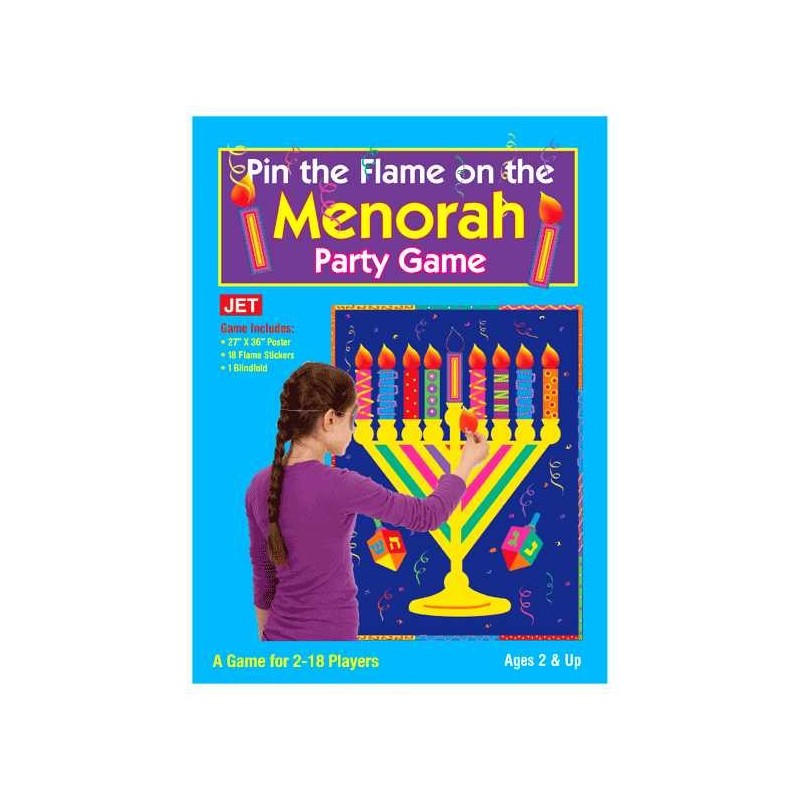 Pin the Flame on the Menorah | All Judaica | Judaica