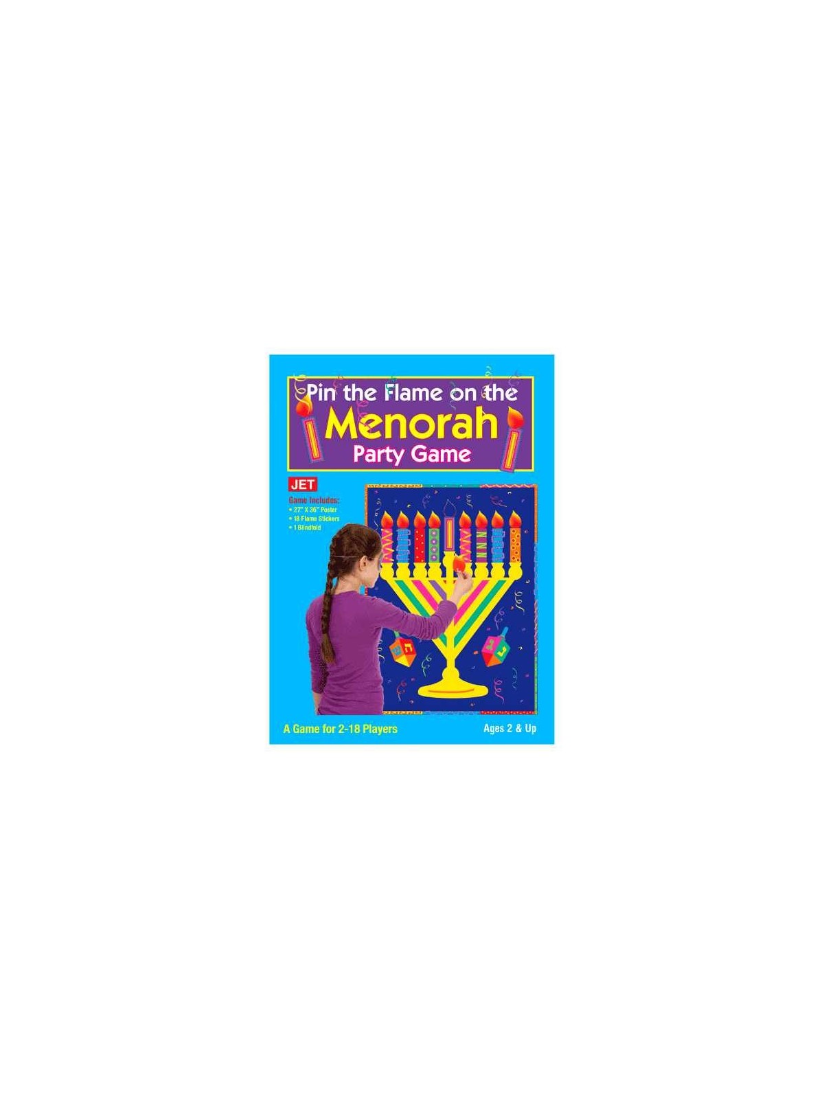 Pin the Flame on the Menorah | All Judaica | Judaica