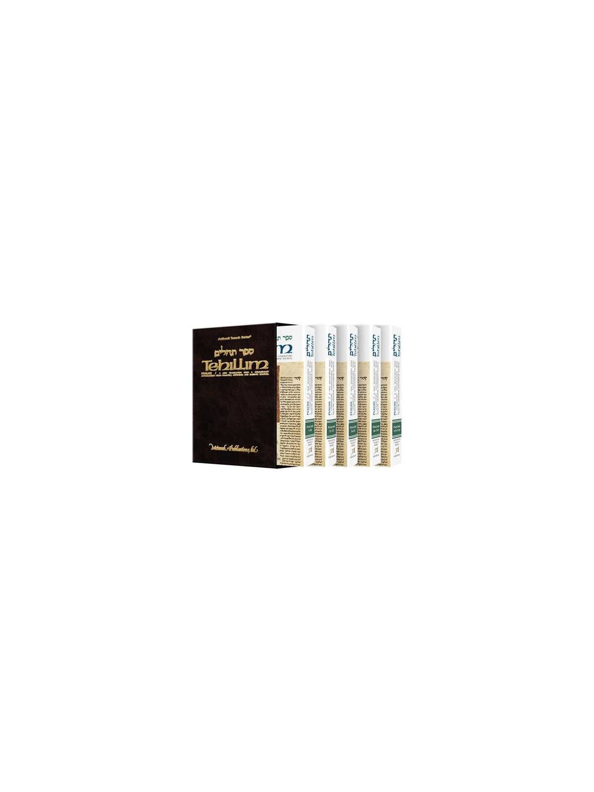 Artscroll Tehillim: 5 Volume Slipcased Personal Se | Books | Judaica